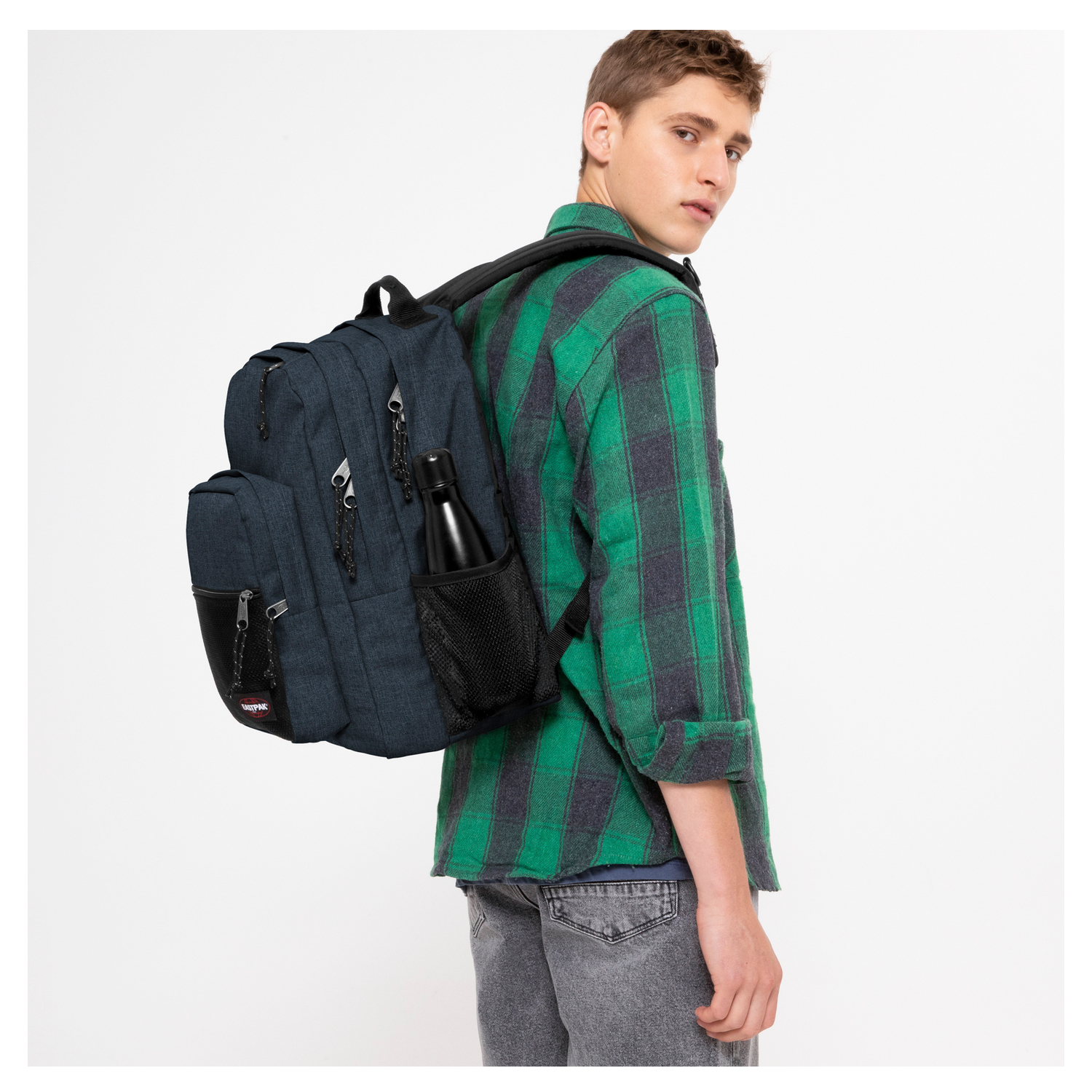 Eastpak Pinzip Rugzak black denim
