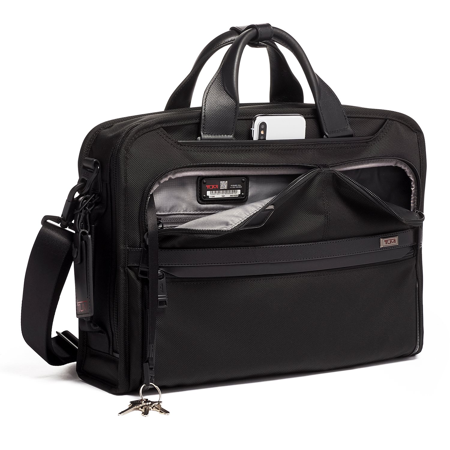 TUMI Alpha Slim Three Way Brief black 02603182D3 | Travelbags.nl