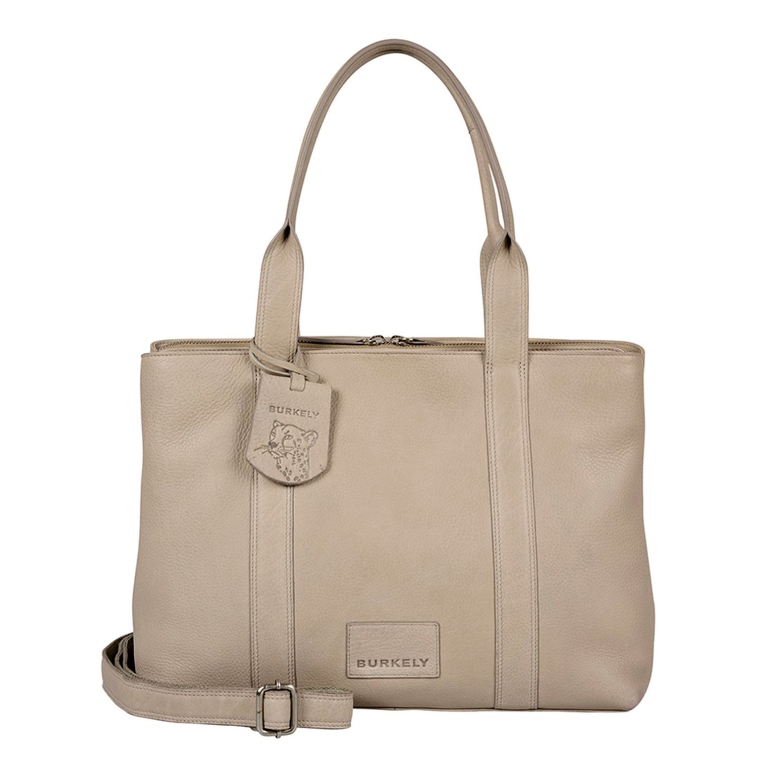 Burkely laptoptas grijs