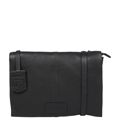 Burkely Soft Skylar Double Pocket Flap black