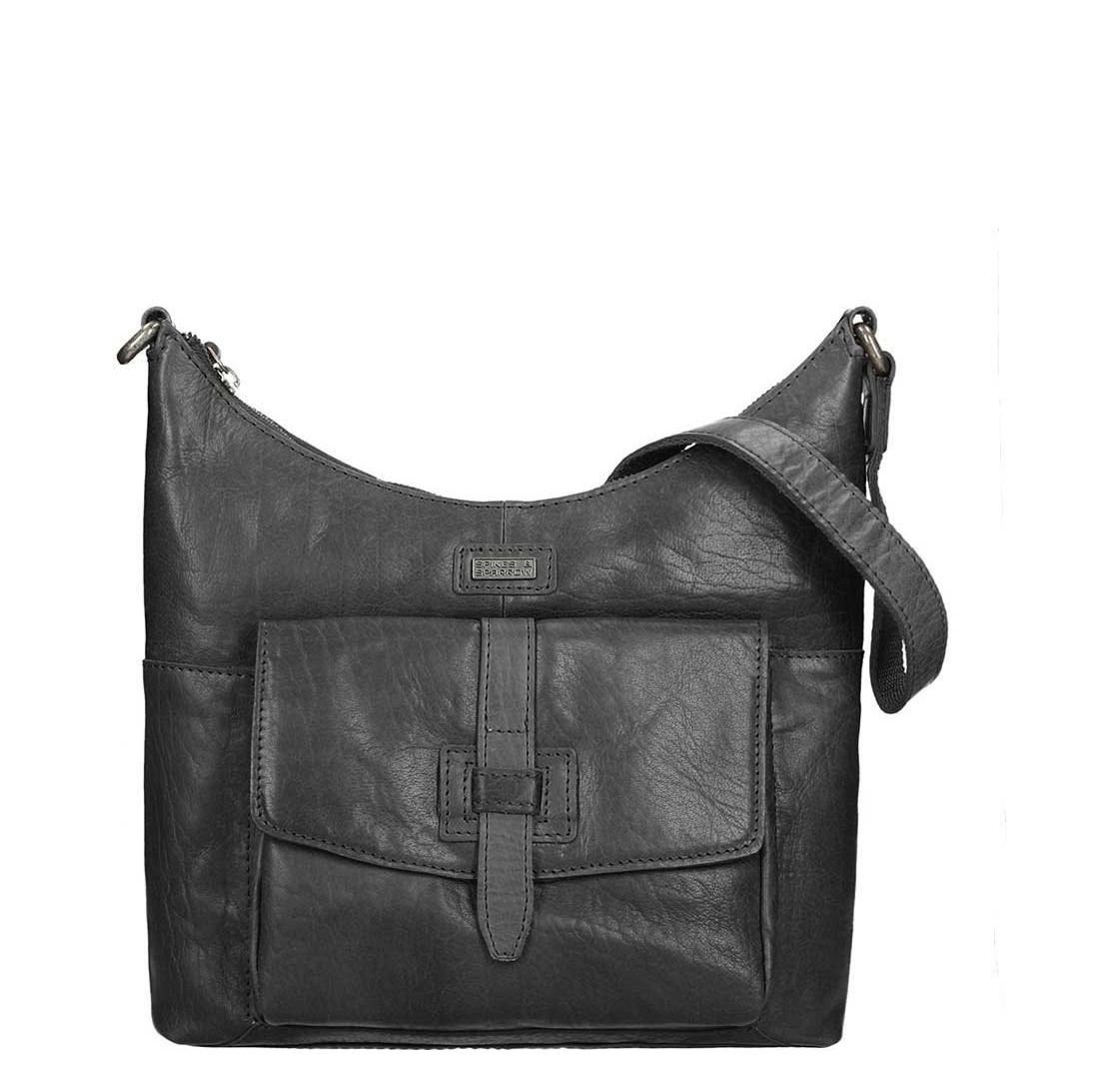 Spikes & Sparrow schoudertas zwart