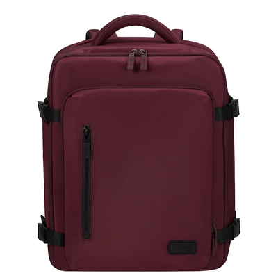 Lipault City Plume Travel Backpack bordeaux