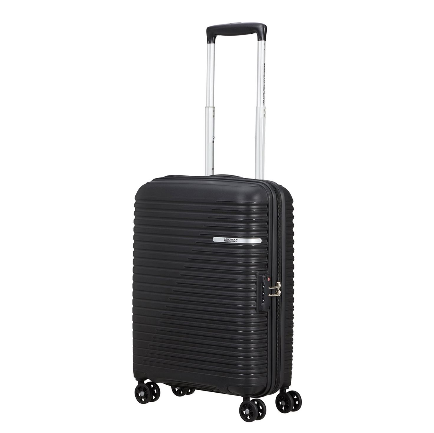 American Tourister Liftoff Spinner 55 black hardcase koffer lichtgewicht koffer