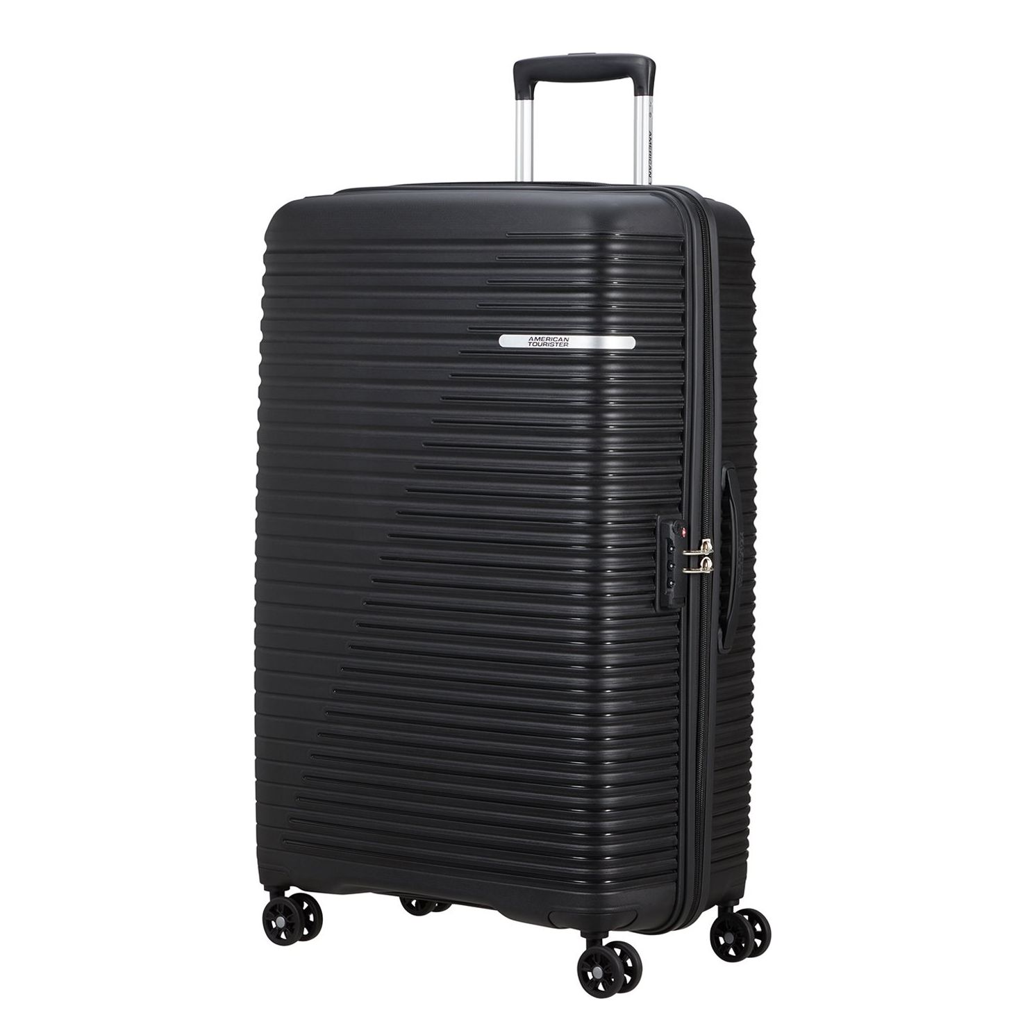 American Tourister Liftoff Spinner 79 black hardcase koffer