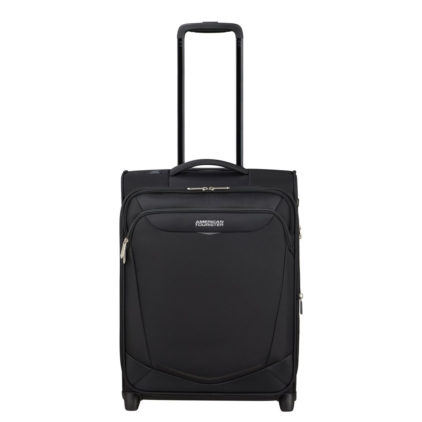 Travelbags American Tourister Summerride Upright S Exp black zachte koffer lichtgewicht koffer aanbieding