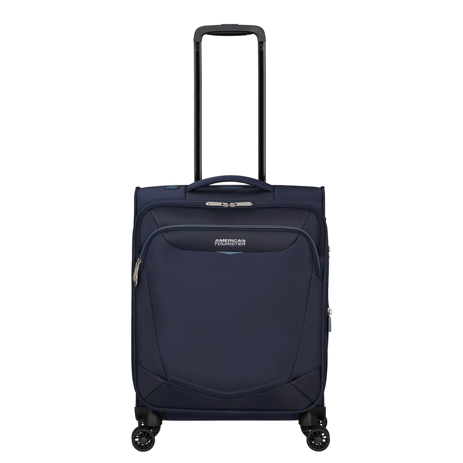 Travelbags American Tourister Summerride Spinner S Exp navy zachte koffer lichtgewicht koffer aanbieding