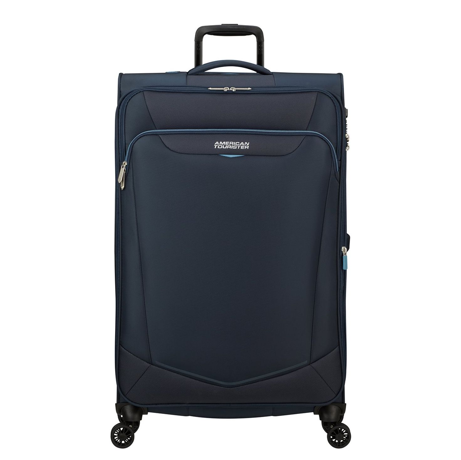 Travelbags American Tourister Summerride Spinner L Exp navy zachte koffer aanbieding