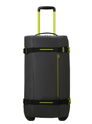 American Tourister Urban Track Duffle/Wheels M Coated black/lime