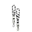 Mozz Wild Ones Stroller Straps zebra