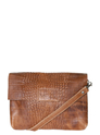 Mozz Luieretui Crossbody croco cognac