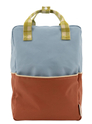 Sticky Lemon Colourblocking Backpack Large blueberry willow brown pear green