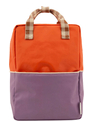 Sticky Lemon Colourblocking Backpack Large orange juice plum purple schoolbus brown