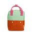 Sticky Lemon Better Together Colourblocking Backpack Small towel green gravel orange