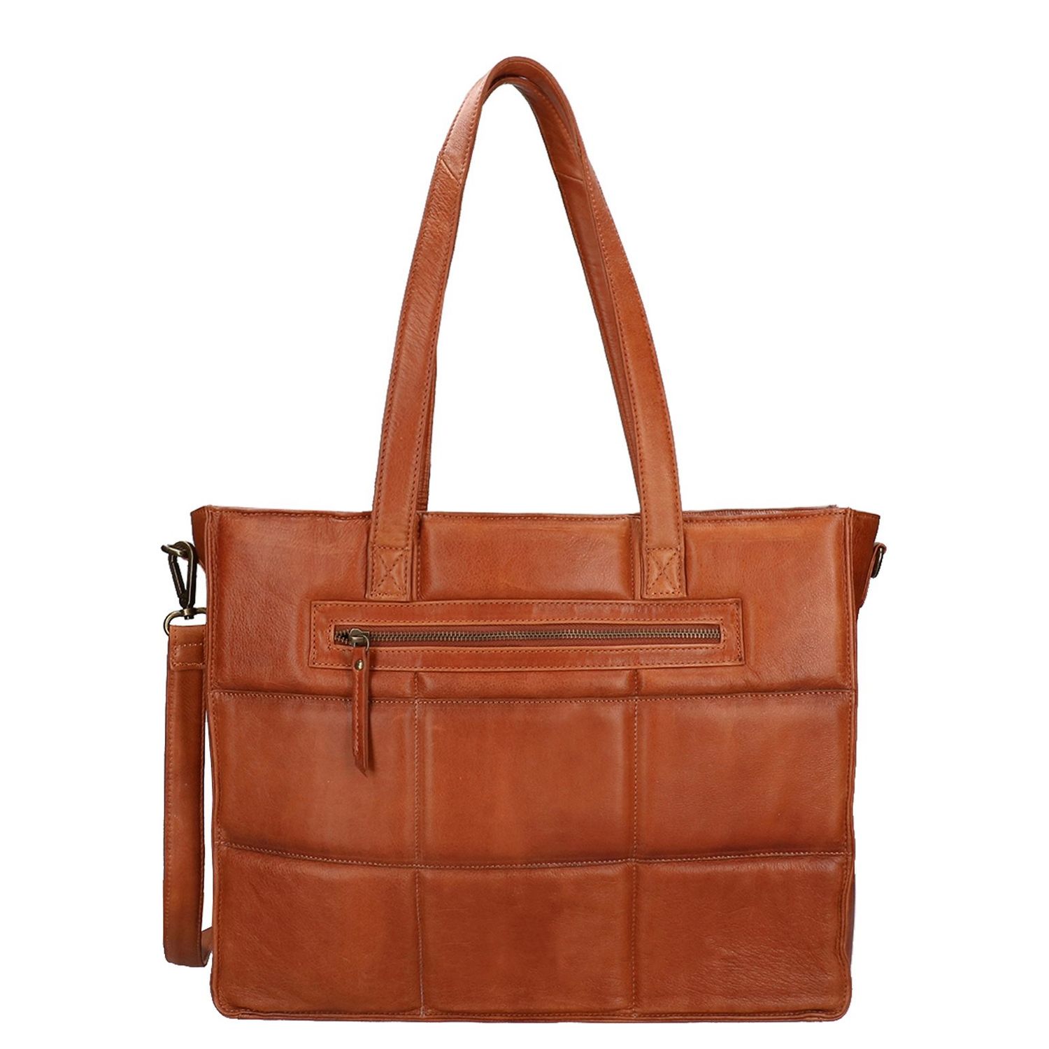 DIMAGINI Gotta Padded Workbag 15.6" cognac handtas dames