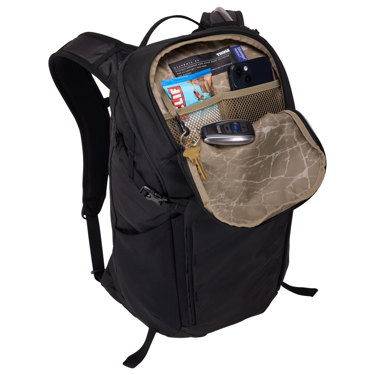 Thule Alltrail Trinkblasenrucksack – 22 Liter Tagesrucksack Für Wandern & Outdoor – Mit Integrierter Trinkblase & Regenhülle
