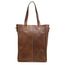 DSTRCT Raider Road Shopper Laptoptas 15.6" Leer cognac