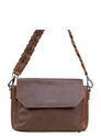 DSTRCT Preston Park Shoulder Bag Flap Bag L cognac