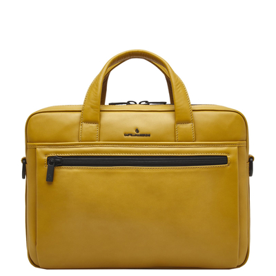 Castelijn & Beerens Nappa X Charlie Laptop-Tablet Tasche 15,6'' gelb
