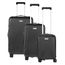 CarryOn Skyhopper Trolleyset 3pcs TSA black