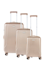 CarryOn Skyhopper Trolleyset 3pcs TSA champagne