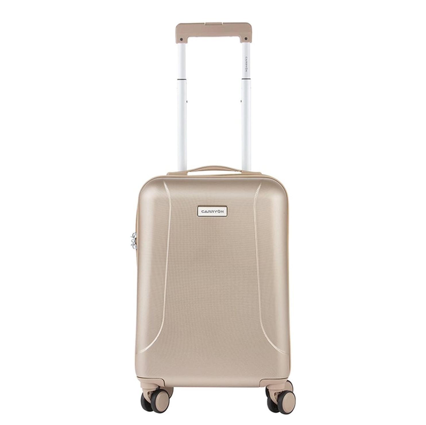 CarryOn Skyhopper 4 Wiel Trolley 55 champagne Harde Koffer