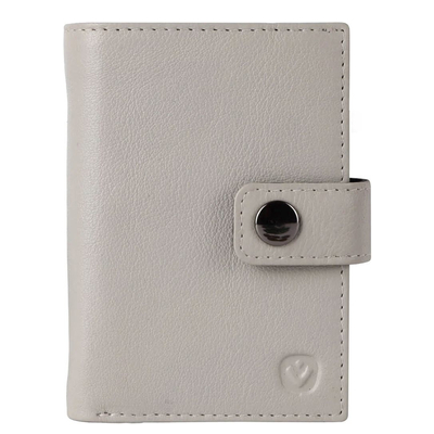 Valenta Card Wallet Leather MagSafe Luxe off white