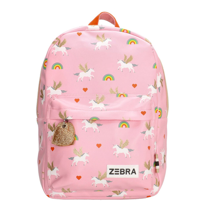 Zebra Trends Girls Rucksack M Unicorn Love pink