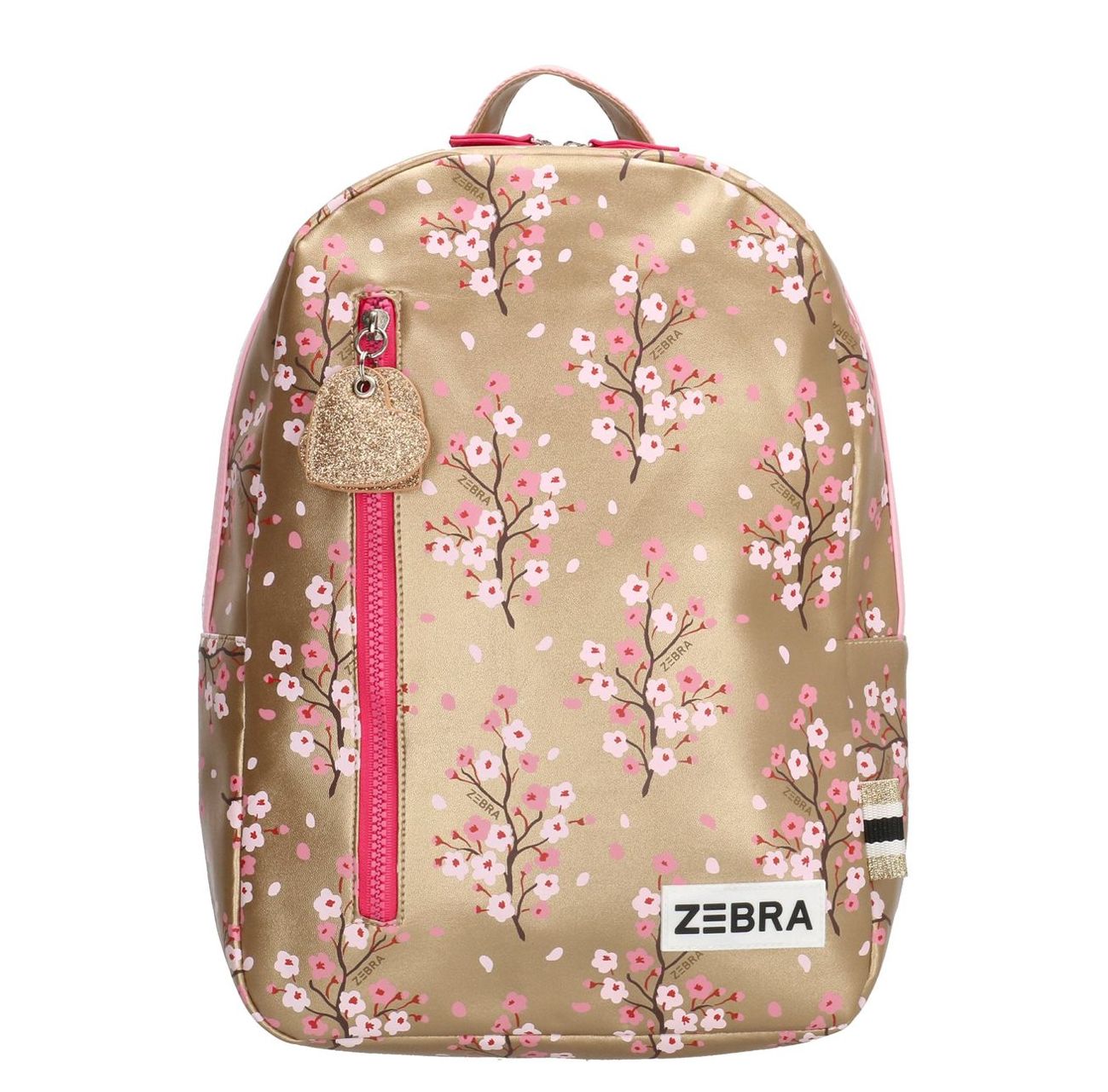 Zebra Trends Girls Rugzak Flower goud