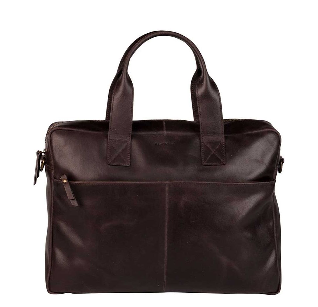 Burkely laptoptas bruin
