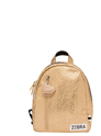 Zebra Trends Girls Rugzak S gold metallic leo