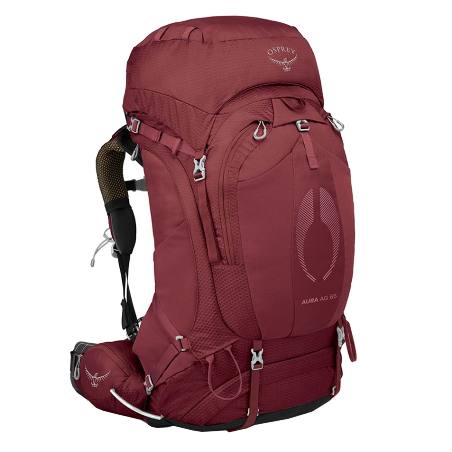 Osprey Aura AG 65 WXS/S berry sorbet red backpack