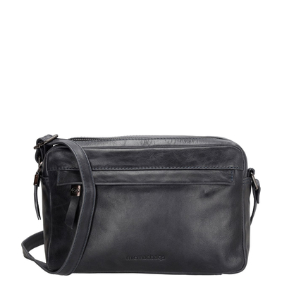 Hide & Stitches Porto Schoudertas II donker navy