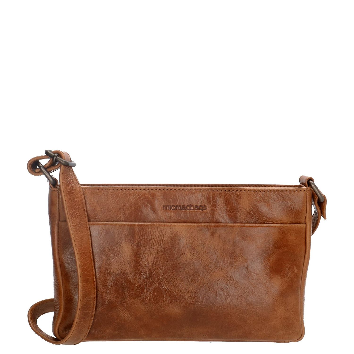 Hide Stitches schoudertas bruin