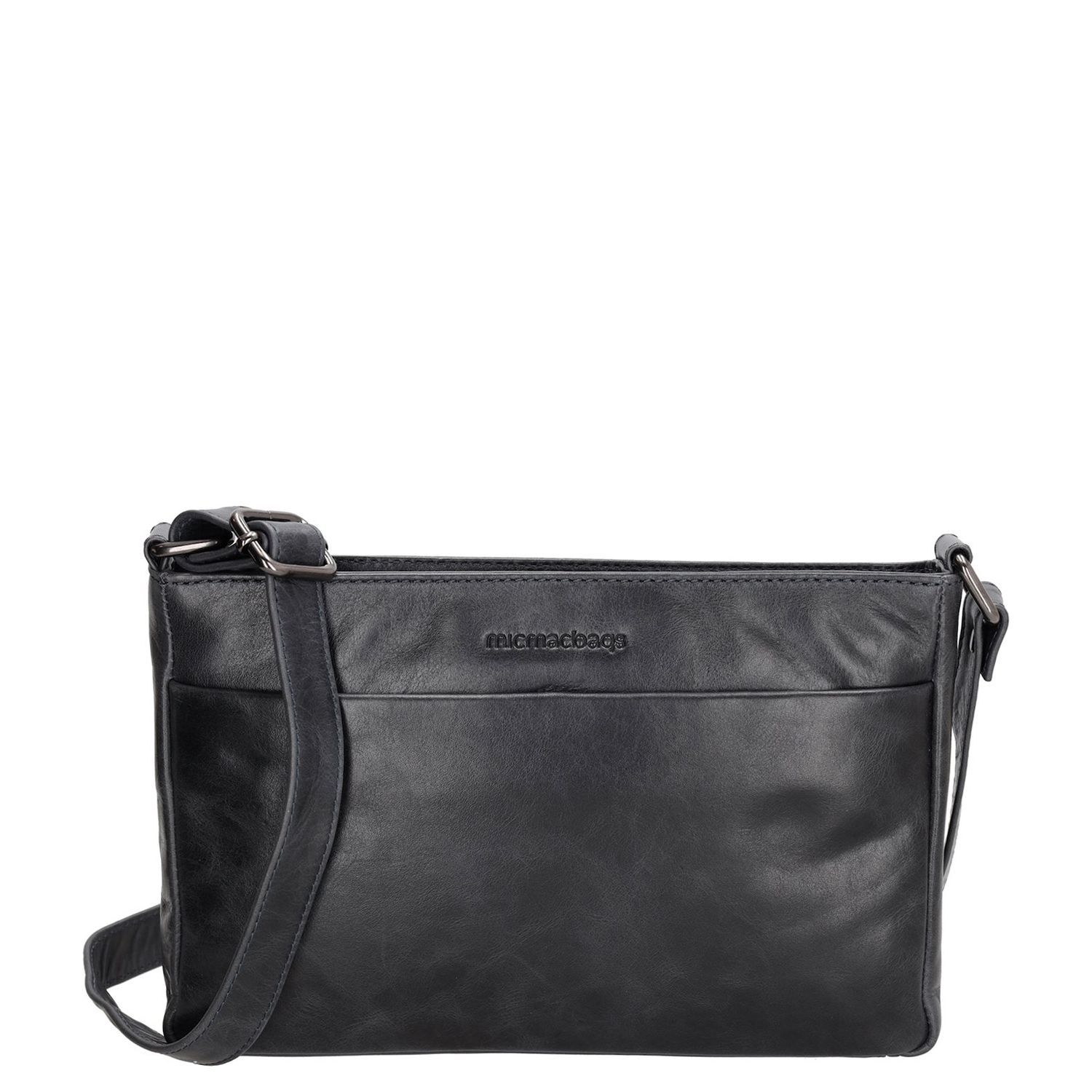 Hide Stitches schoudertas blauw