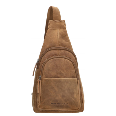 Hide & Stitches Idaho Radiant Schoudertas bruin
