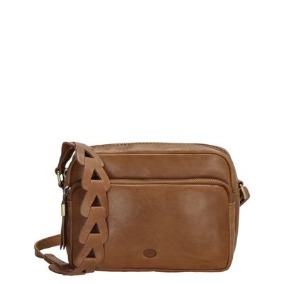Hide & Stitches Daydreamer Shoulderbag 20664 cognac
