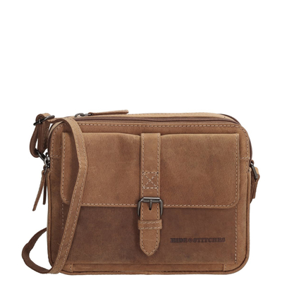 Hide & Stitches Idaho Quartz Schoudertas bruin