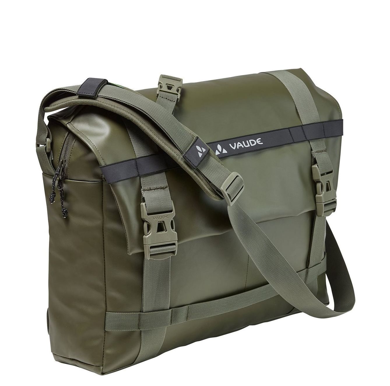 Vaude Mineo messenger bag khaki en groen