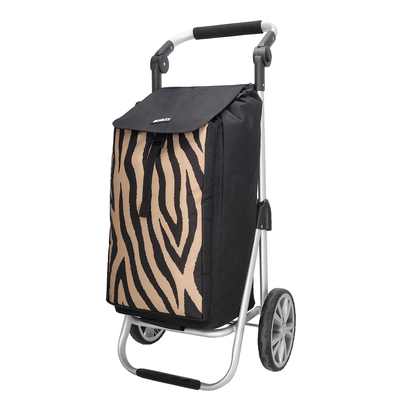 Beagles Alberic Shopping Trolley zebra brown