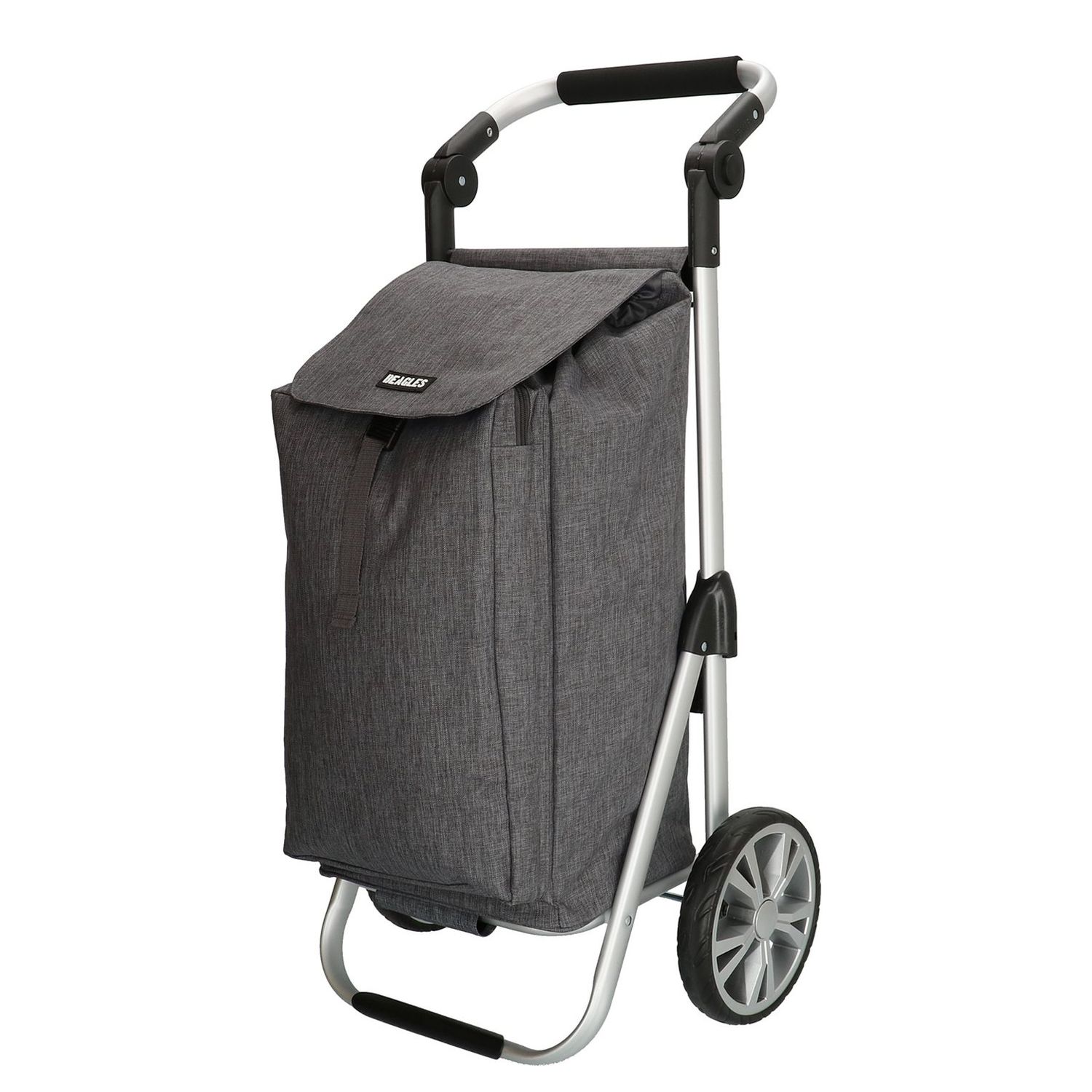 Travelbags Beagles Alberic Strollex Boodschappentrolley donkergrijs aanbieding