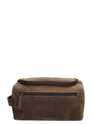 Hide & Stitches Idaho Urbane Kosmetiktasche dunkelbraun