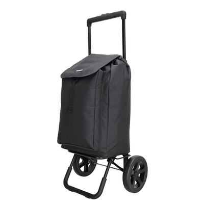 Beagles Shop & Go Cartease Boodschappentrolley zwart