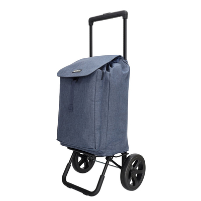 Beagles Shop & Go Cartease Boodschappentrolley blauw