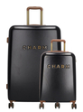 Charm London Travel Trolley Set schwarz