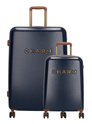Charm London Travel Trolley Set blau