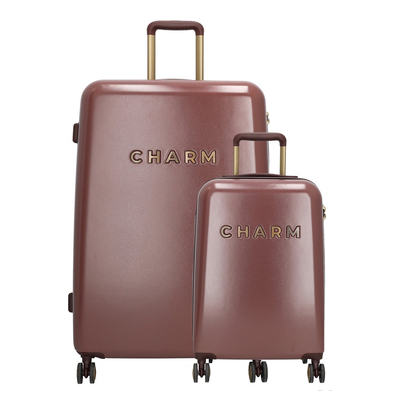 Charm London Travel Trolley Set bordeaux