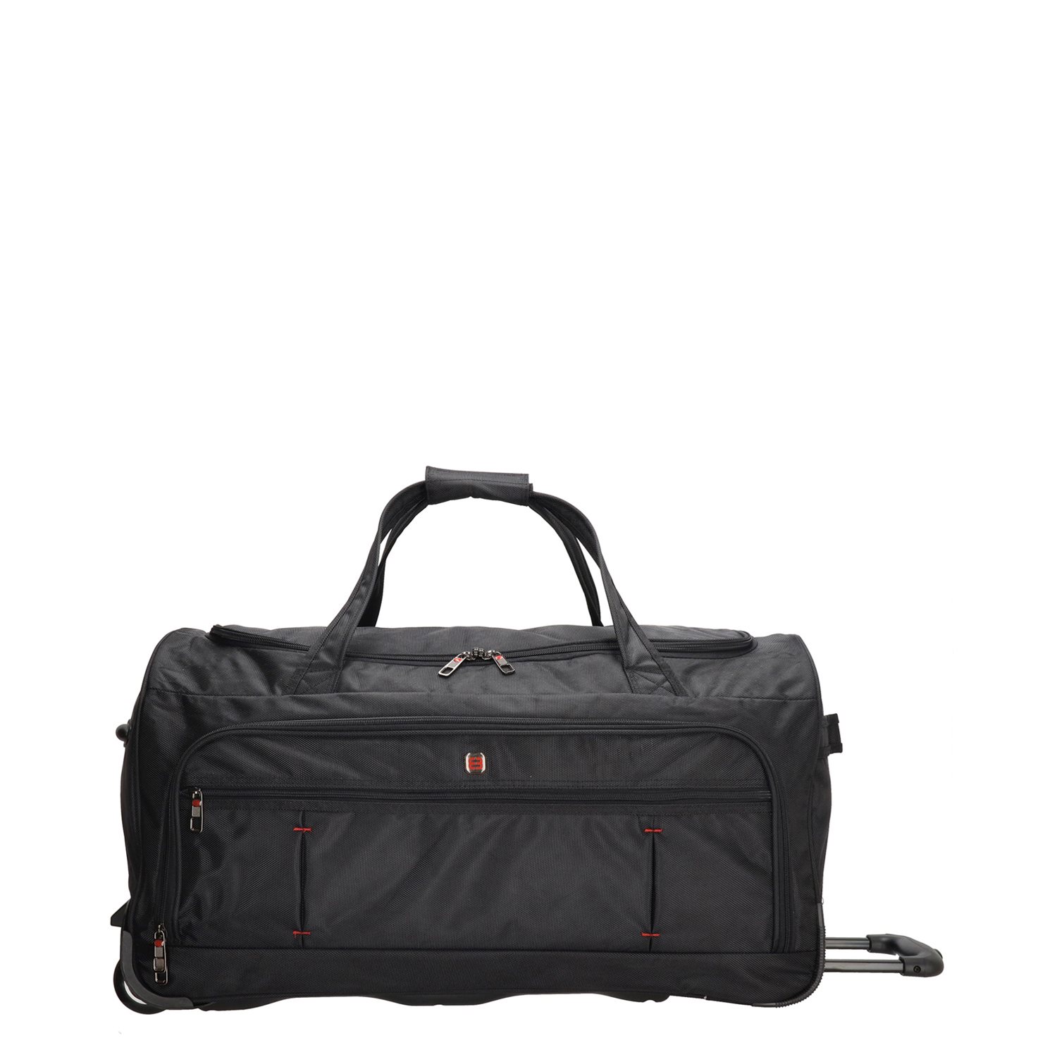 Enrico Benetti Cornell Wheel Bag M zwartreistas met wielen