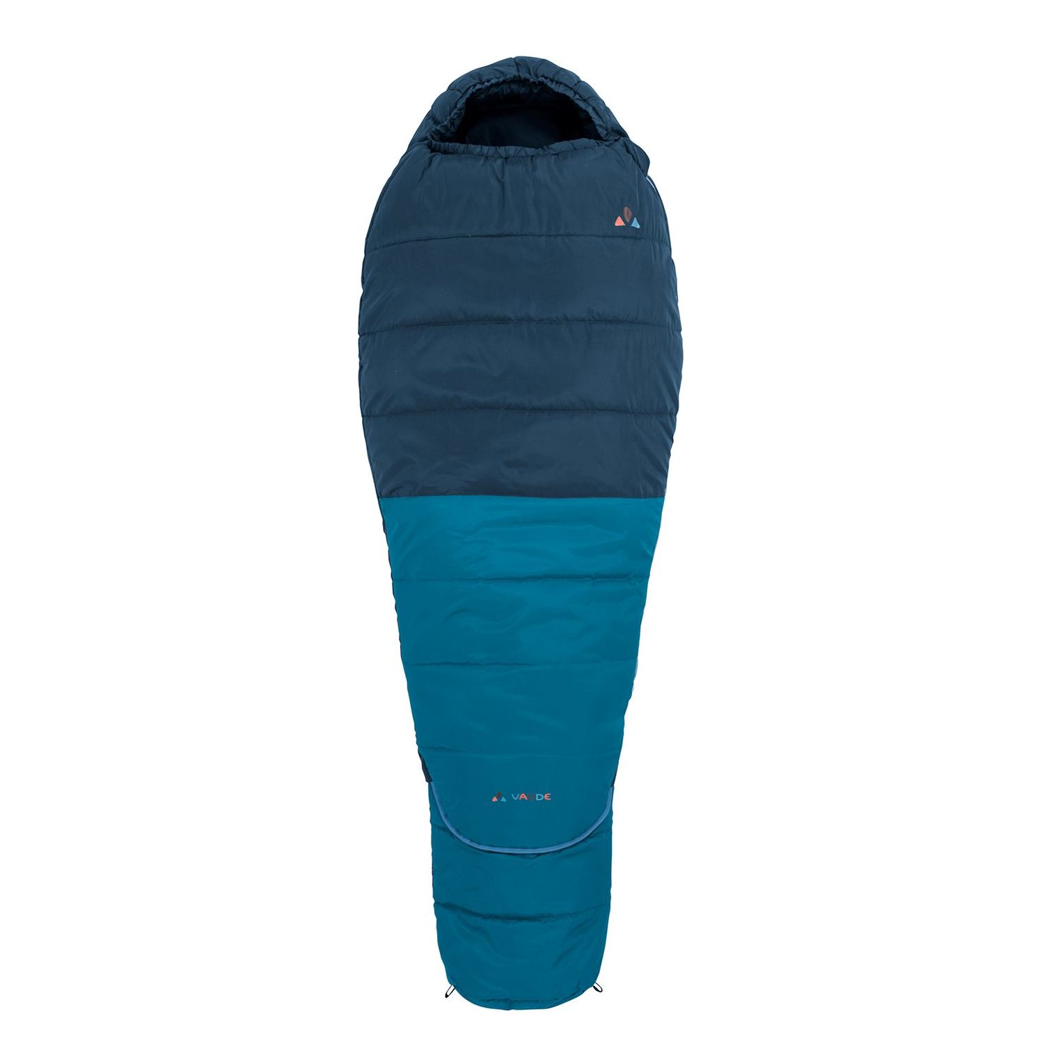 Travelbags Vaude Alpi Kids Sleepingbag Adjust 400 II SYN Zip Left baltic sea aanbieding