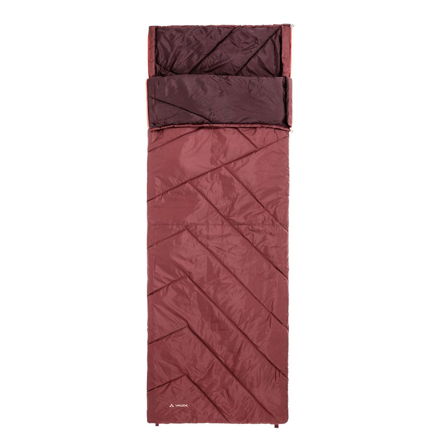 Vaude Navajo Sleepingbag 900 II SYN Zip Left dark cherry