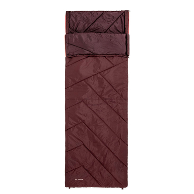 Vaude Navajo Sleepingbag 100 II SYN Zip Left dark cherry
